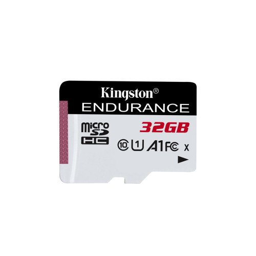 Карта памет Kingston High Endurance microSD, 32GB, UHS-I, Class 10, A1, 95MB/s четене, 45MB/s запис, Full HD