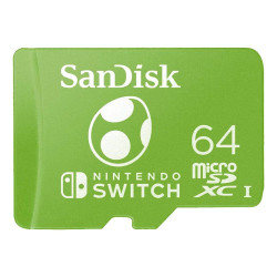 Карта памет SanDisk microSDXC UHS-I за Nintendo Switch Yoshi Edition, 64 GB