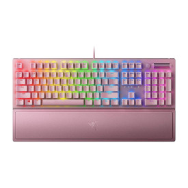 Клавиатура BlackWidow V3 (Green Switch), Quartz (pink)