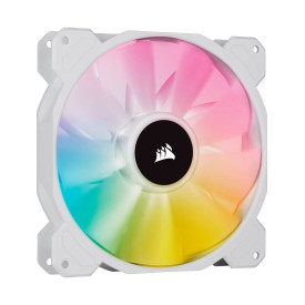 Комплект вентилатори CORSAIR SP140 RGB ELITE, 140mm, Dual Packt, White 