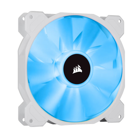 Комплект вентилатори CORSAIR SP140 RGB ELITE, 140mm, Dual Packt, White 