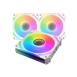 Комплект вентилатори XIGMATEK Starlink Ultra Arctic, EN40856, 3PCS, White