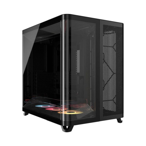 Кутия за компютър CORSAIR AIR 5400 RS-R ARGB, Tempered Glass, Mid-Tower, Black