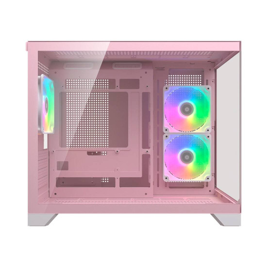 Кутия за компютър COUGAR FV150 Mini RGB, Mid Tower, Pink