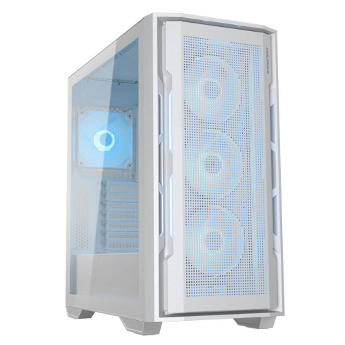 Кутия за компютър COUGAR Gaming UNIFACE RGB, Mid Tower, White