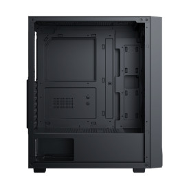 Кутия за компютър Xigmatek Blade EN40887, ATX/M-ATX/MINI ITX, USB3.0 x1, USB2.0 x2, HD AUDIO, Meshed Grill Frontpanel & Left Tempered Glass, 4PCS X20C Auto Running LED Fan