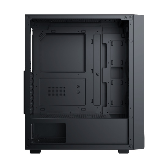 Кутия за компютър Xigmatek Blade EN40887, ATX/M-ATX/MINI ITX, USB3.0 x1, USB2.0 x2, HD AUDIO, Meshed Grill Frontpanel & Left Tempered Glass, 4PCS X20C Auto Running LED Fan
