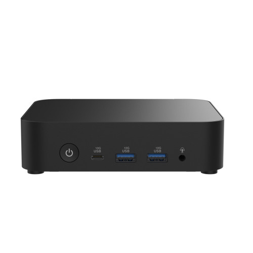 Мини компютър ASUS NUC 14 Essential, Intel N350, 3.6GHz, 6MB кеш, Intel UHD Graphics, DDR5 SO-DIMM, до 16GB, M.2 SSD, HDMI 2.1, DisplayPort 1.4, USB 3.2 Gen2, Wi-Fi 6E, Bluetooth 5.2, Free DOS, 90AR00M2-M00090
