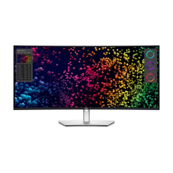 Монитор Dell UltraSharp U4025QW, 5120x2160, 39.7 инча, 120Hz, 5ms, 1xHDMI, 1xDP, 2xThunderbolt, 1xRJ45, 4xUSB-A, 3xUSB-C, Speakers