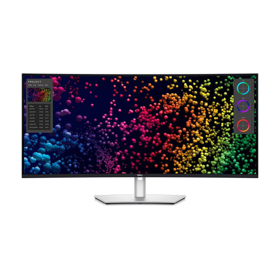 Монитор Dell UltraSharp U4025QW, 5120x2160, 39.7 инча, 120Hz, 5ms, 1xHDMI, 1xDP, 2xThunderbolt, 1xRJ45, 4xUSB-A, 3xUSB-C, Speakers