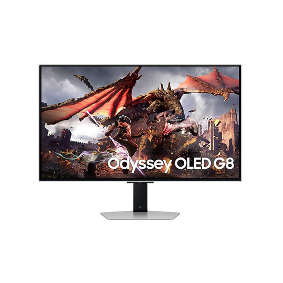 Монитор Samsung Odyssey OLED G8 G80SD, 32 инча, UHD 4K, OLED, 240Hz, 0.03ms, HDR, AMD FreeSync Premium Pro, DisplayPort, Micro HDMI