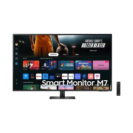 Монитор Samsung Smart Monitor M7 M70D LS43DM702UUXDU, 43 инча, UHD 4K, 60Hz, 4ms, HDR10, Speakers, Smart TV
