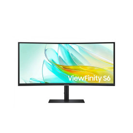 Монитор Samsung ViewFinity S6 S65UC LS34C652UAUXEN, 34 инча, Ultra-WQHD, 100Hz, 5ms, HDR10