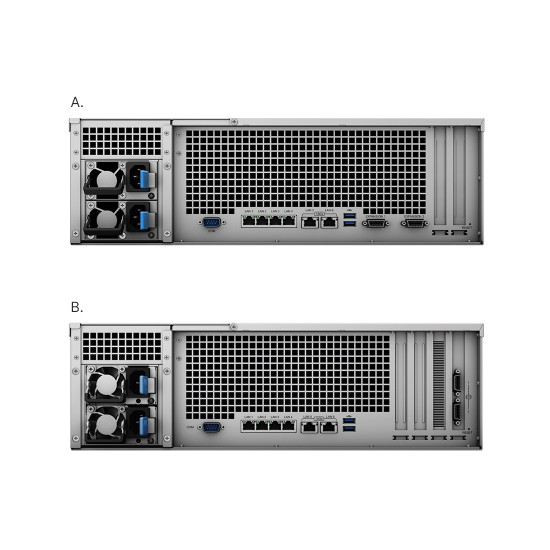 NAS устройство Synology RackStation RS4021xs+, 16-bay, Xeon D-1541, 16GB RAM, 4x RJ-45 1GbE LAN, 2x RJ-45 10GbE LAN, 2x USB 3.2