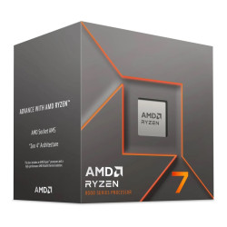 Процесор AMD Ryzen 7 8700F, 8C/16T, 4.1GHz/5.0GHz, 24MB, 65W, AM5, MPK, с Wraith Stealth Cooler