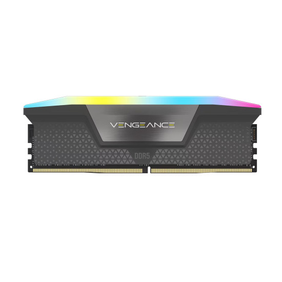 RAM памет Corsair Vengeance RGB, 32GB (2x16GB) DDR5, 6000MT/s, CL36, 1.35V, AMD Optimized, Kit of 2