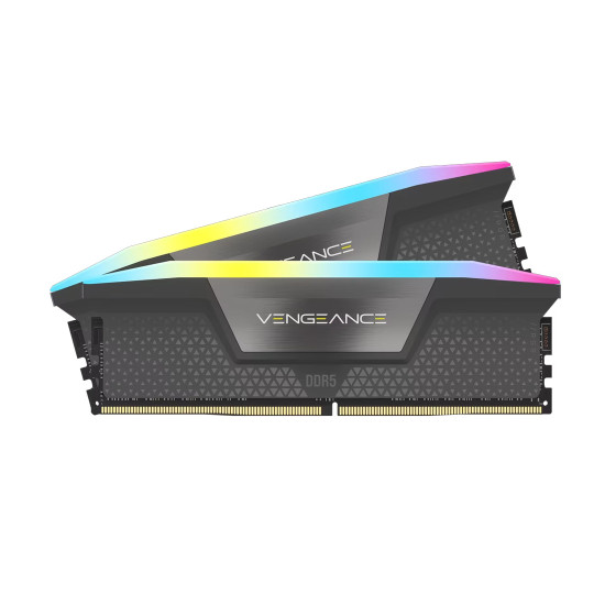 RAM памет Corsair Vengeance RGB, 32GB (2x16GB) DDR5, 6000MT/s, CL36, 1.35V, AMD Optimized, Kit of 2