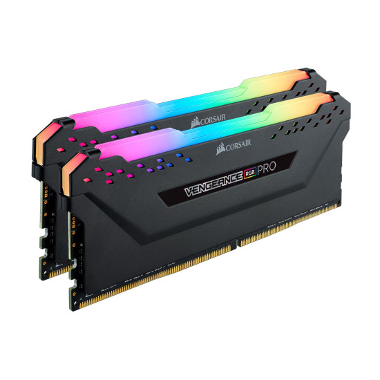 RAM памет Corsair Vengeance RGB PRO, 16GB (2x8GB) DDR4, 3200MT/s, CL16, AMD Optimized, Kit of 2