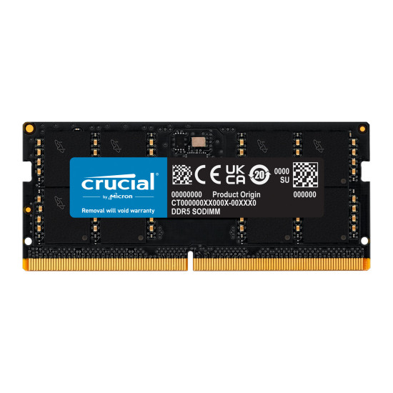 RAM памет Crucial 48GB, DDR5-5600, SODIMM, CL46, 16Gbit