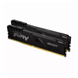 RAM памет Kingston FURY Beast, 64GB (2x32GB), DDR4, 3600MHz, CL18, UDIMM, XMP, Kit of 2