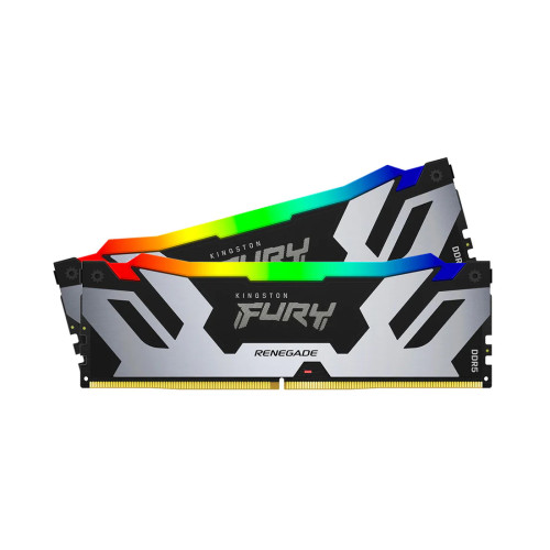 RAM памет Kingston FURY Renegade Silver, 32GB (2x16GB), DDR5, 6400MHz, CL32, UDIMM, XMP, Kit of 2