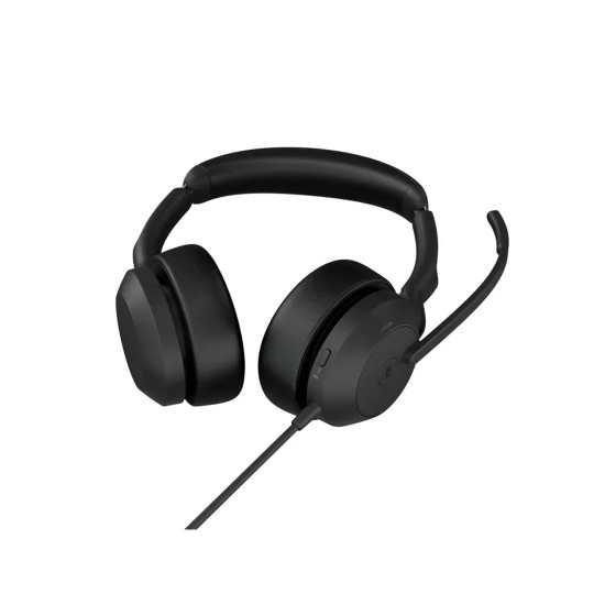 Слушалки Jabra Evolve2 50 MS Duo, USB-C, Bluetooth, ANC, 20Hz – 20kHz, Black