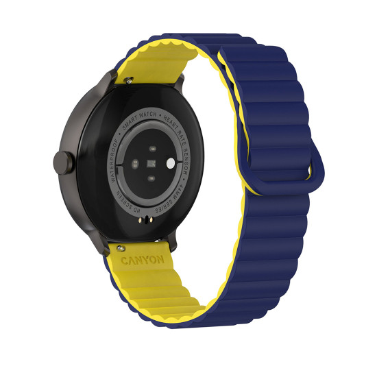 Смарт часовник Canyon Jacky SW-69, 47 mm, Blue Yellow