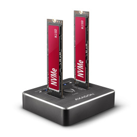SSD докинг станция AXAGON ADSA-M2C SuperSpeed, USB-C + USB 3.2, M.2 2230, M.2 2242, M.2 2260, M.2 2280, M.2 22110