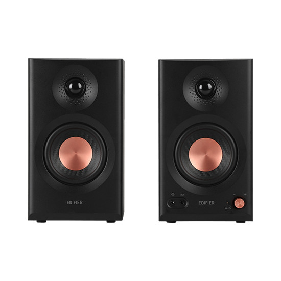 Тонколони EDIFIER MR3, 2.0 система, 2x18W RMS, Bluetooth 5.4, TRS, RCA, AUX, Hi-Res Audio, Black