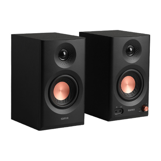 Тонколони EDIFIER MR3, 2.0 система, 2x18W RMS, Bluetooth 5.4, TRS, RCA, AUX, Hi-Res Audio, Black