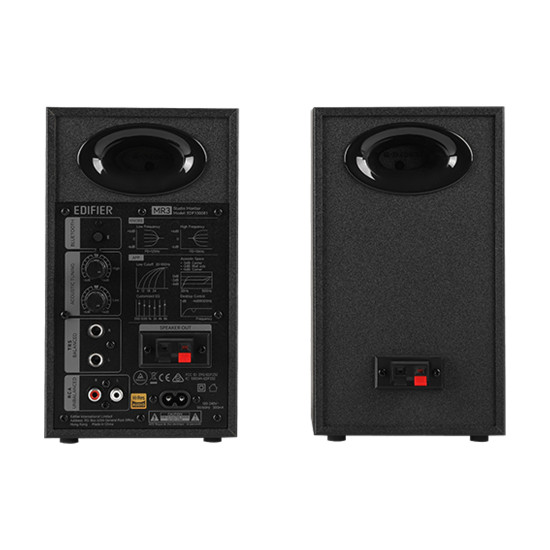 Тонколони EDIFIER MR3, 2.0 система, 2x18W RMS, Bluetooth 5.4, TRS, RCA, AUX, Hi-Res Audio, Black