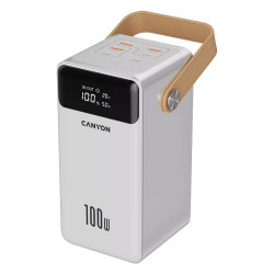 Външна батерия CANYON OnPower 610 - 60000 mAh, White