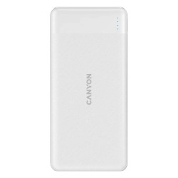 Външна батерия Canyon PB-109, 10000 mAh, PD 18W, QC 3.0, 20W, White