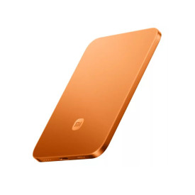 Външна батерия Xiaomi UltraThin Magnetic Power Bank, 5000 mAh, 15 W, магнитна, GL, Orange