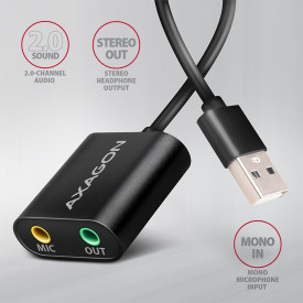 Външна звукова карта Axagon ADA-12, USB2.0