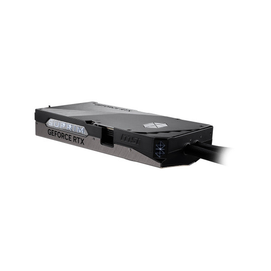 Видеокарта MSI GeForce RTX 5090 32G SUPRIM LIQUID SOC, 32GB GDDR7, 512-bit, PCIe 5.0 x16, 3x DP 2.1b, HDMI 2.1b, Hybrid Liquid Cooling