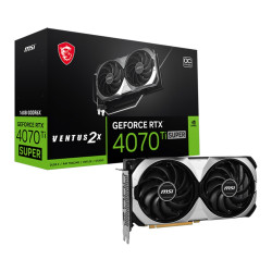 Видеокарта MSI GeForce RTX4070 Ti SUPER 2X VENTUS, 16GB OC