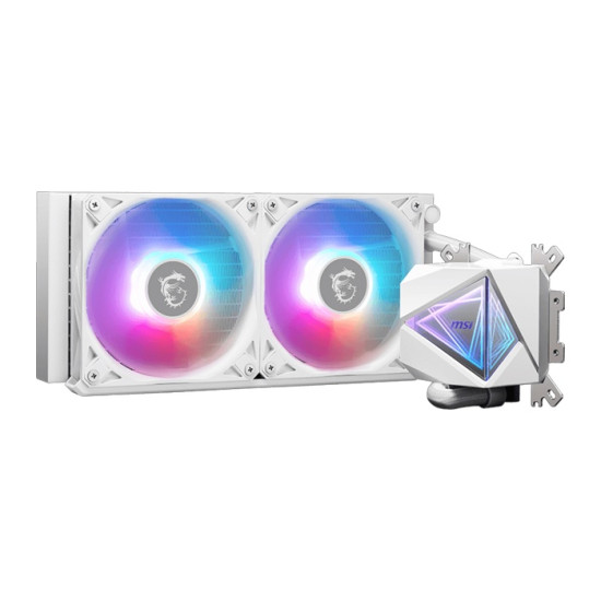 Водно охлаждане за процесор MSI MAG CORELIQUID I240, 2x 120mm, White