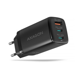 Зарядно Axagon ACU-DPQ65 GaN wall charger, Black
