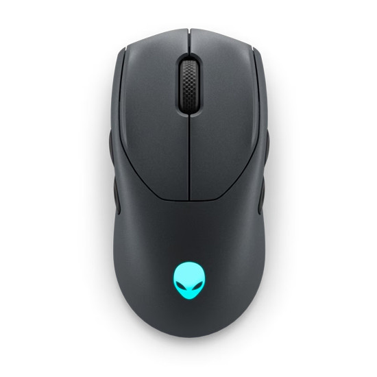 Безжична мишка Alienware Tri-Mode Wireless Gaming, AW720M, Dark Side of the Moon