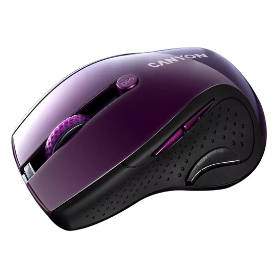 Безжична мишка CANYON CNS-CMSW01P, DPI 1000/1200/1600, Purple