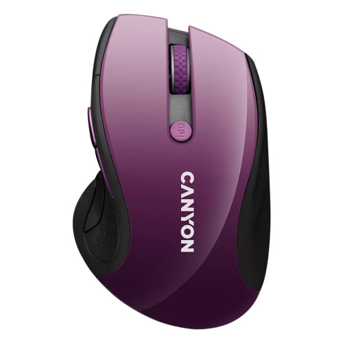 Безжична мишка CANYON CNS-CMSW01P, DPI 1000/1200/1600, Purple