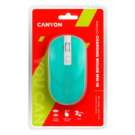 Безжична мишка CANYON MW-18, Aquamarine