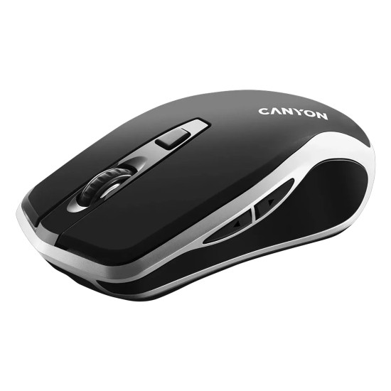 Безжична мишка CANYON MW-19, Black Silver