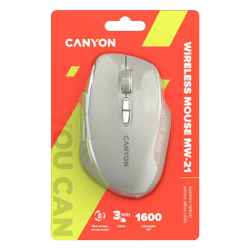 Безжична мишка CANYON MW-21, Cosmic Latte