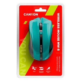Безжична мишка CANYON MW-5, Green