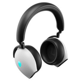 Безжични слушалки Alienware Tri-Mode Wireless Gaming Headset, AW920H, Lunar Light