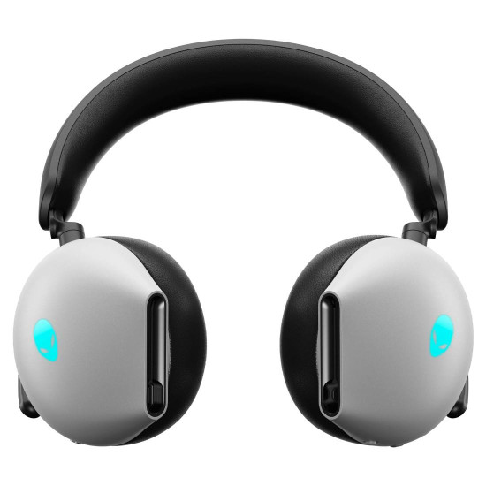 Безжични слушалки Alienware Tri-Mode Wireless Gaming Headset, AW920H, Lunar Light