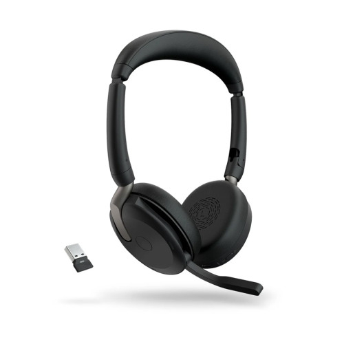 Безжични слушалки Jabra Evolve2 65 Flex, Bluetooth, Black