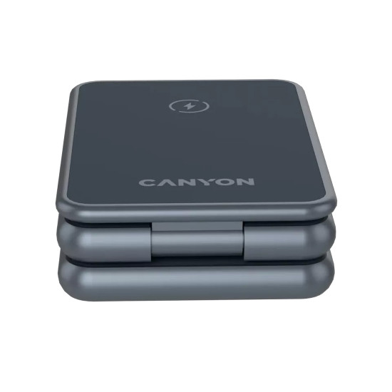 Безжично зарядно Canyon OnCharge 309, 3 в 1, 15W, Dark Grey